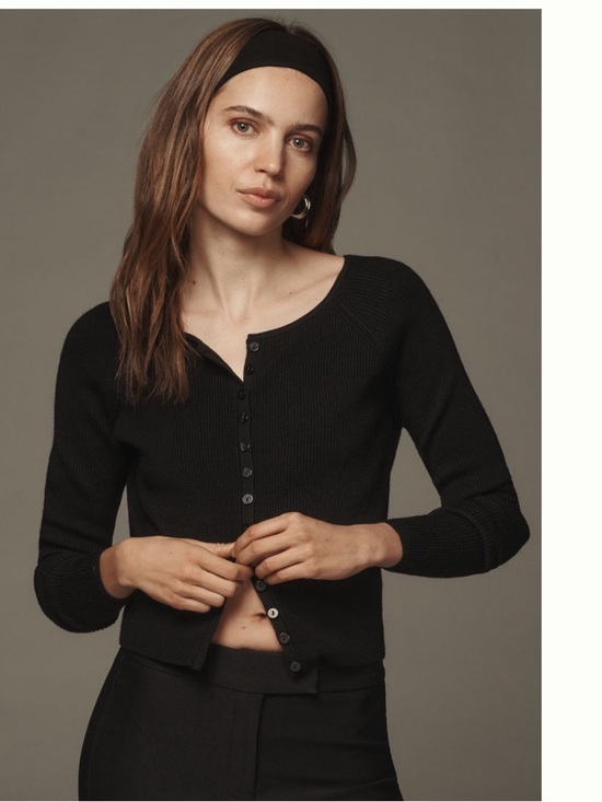 Reformation Sweaters - Reformation Wool Cardigan in black NWT